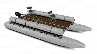 Надувной катамаран для рыбалки Надувной катамаран для рыбалки